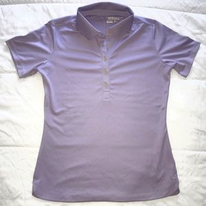 Nike purple collared athletic sports shirt